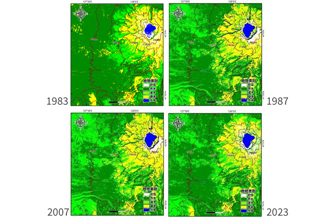长白山风灾区环境变化空间监测与可持续发展评估