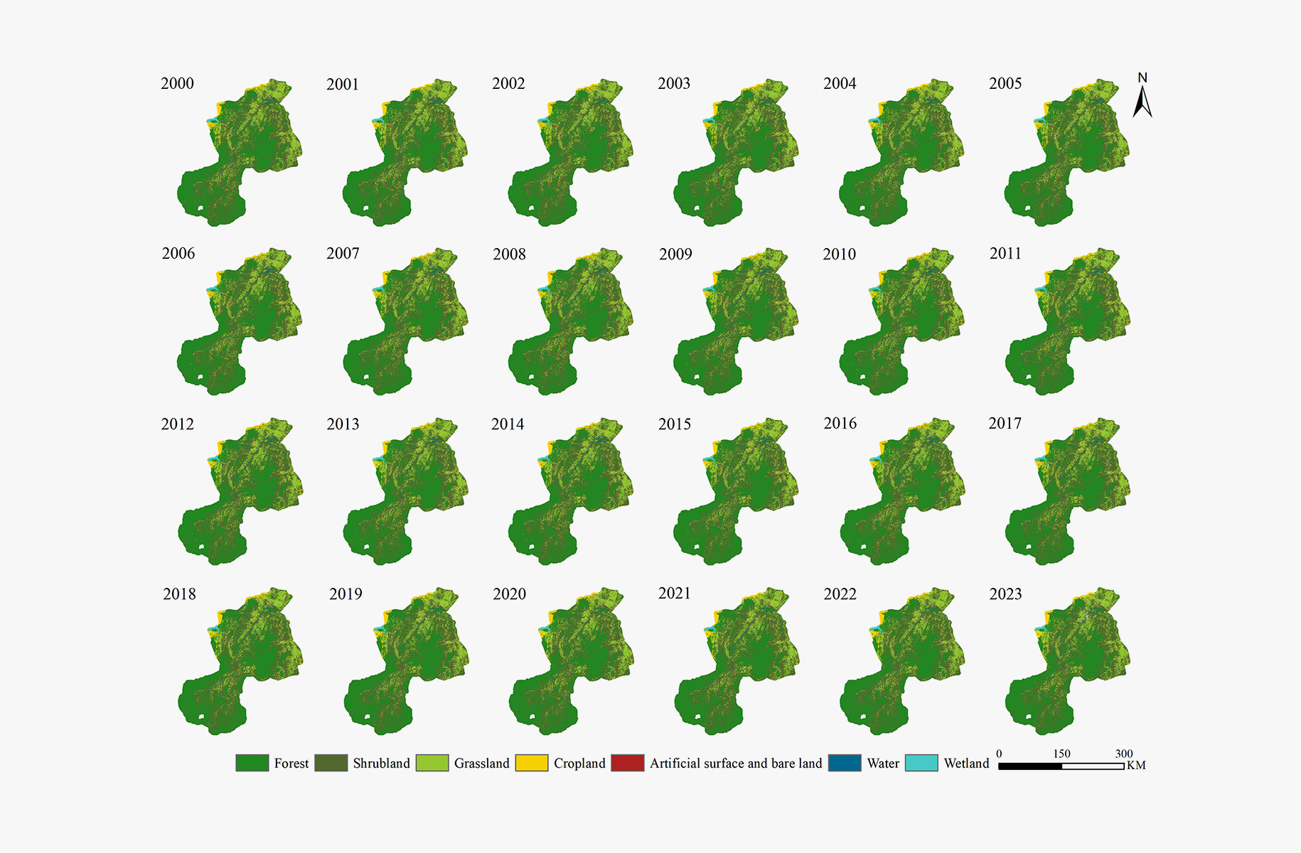 Selous土地覆盖图