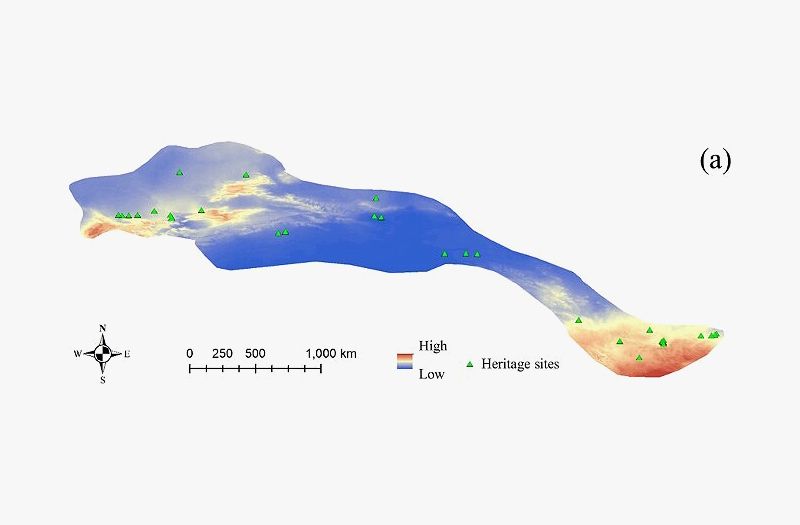 丝绸之路遗产地土地利用变化与洪水风险监测评估